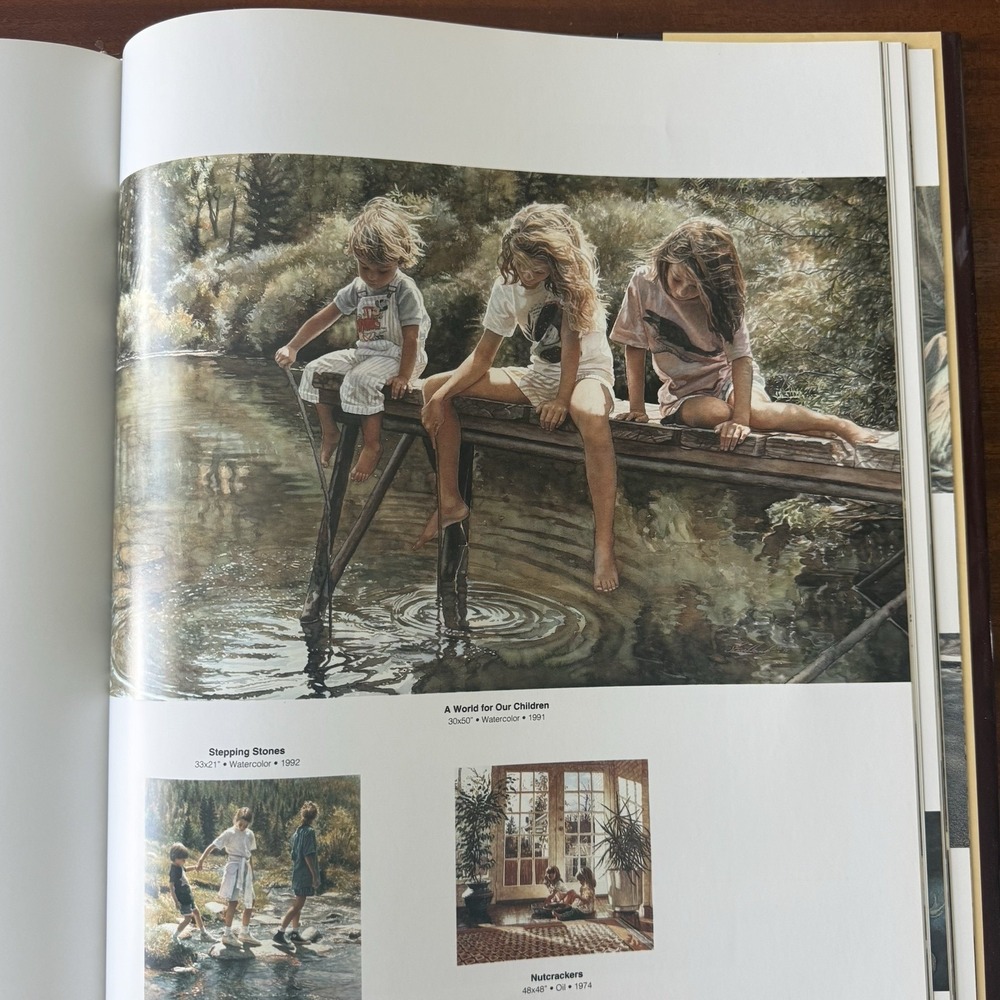 The Art of Steve Hanks Poised Between Heartbeats Hardcover 2000 Watercolor Art - Picture 9 of 9
